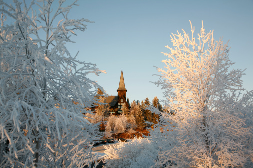 Christmas-image from Holmenkollen, just outside Oslo, Norway.