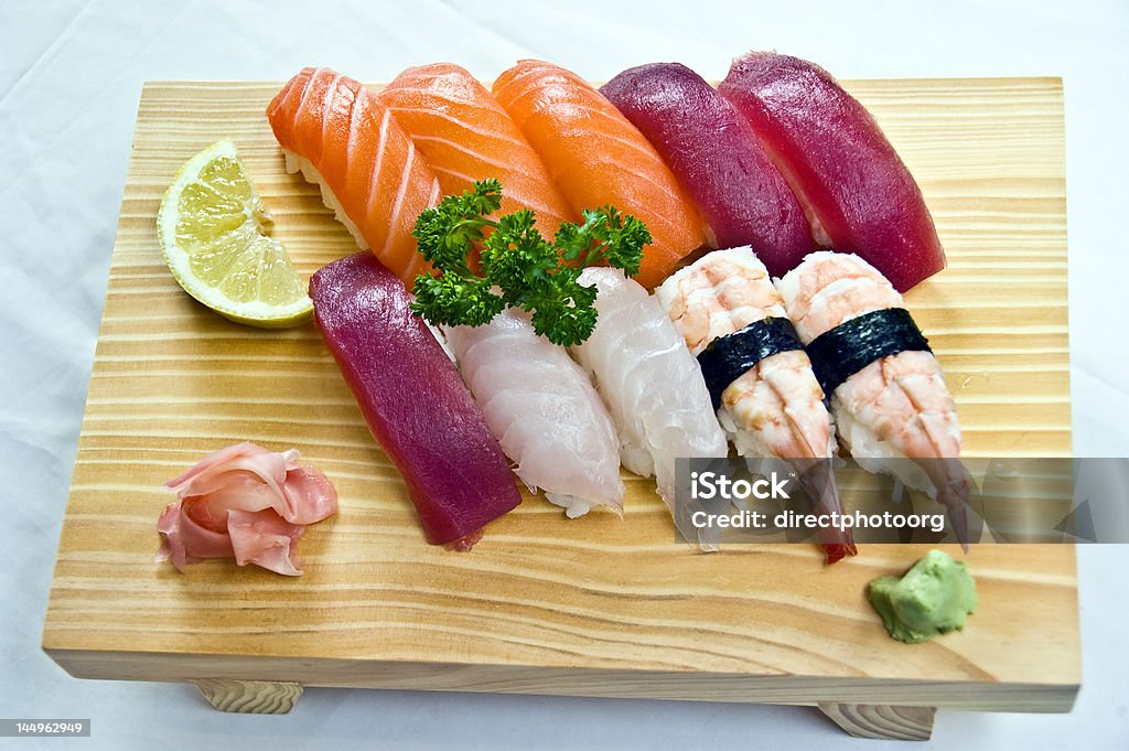 Японская еда, меню 10 Sushis» - Стоковые фото Азиатского и индийского происхождения роялти-фри