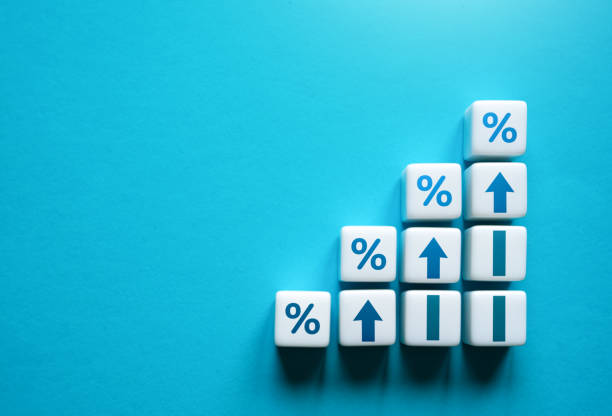 istock Gradual increase in interest rates. 1449630670