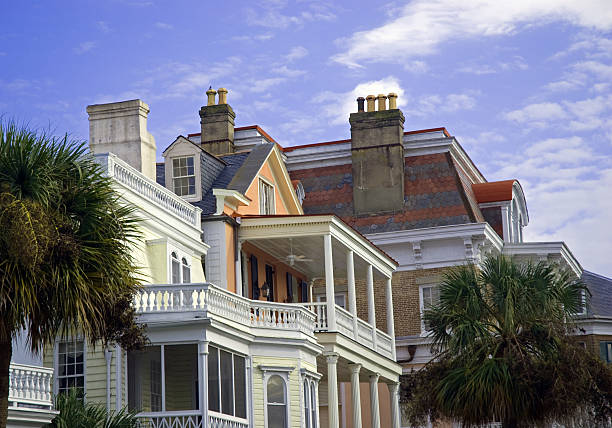 istock Colorful Rooftops and Porches in Charleston, SC 144963123
