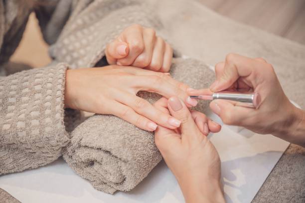 istock Closeup view of spa treatment, Manicure 1449635479