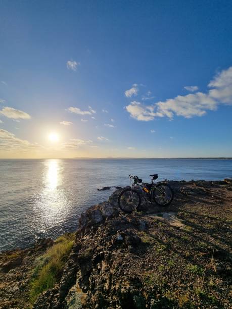 istock Cycling in punta ballena at the sunset 1449638720