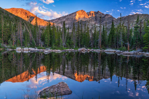 istock Ypsilon and Chiquita Reflected in Chipmunk Lake 1449639687