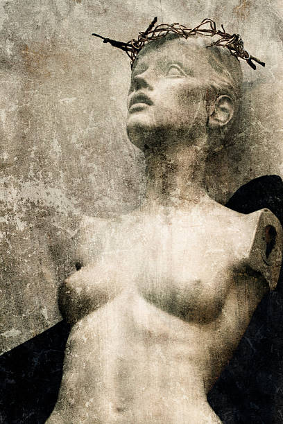 istock Woman Jesus is made of plastic 144963985