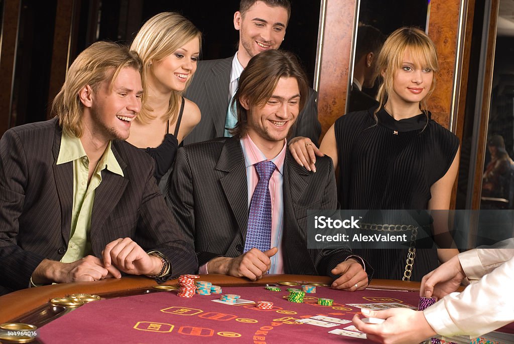 Casino und Jugendliche - Lizenzfrei Aufregung Stock-Foto