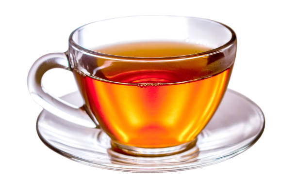 istock Cup of tea isolated on white 1449641107