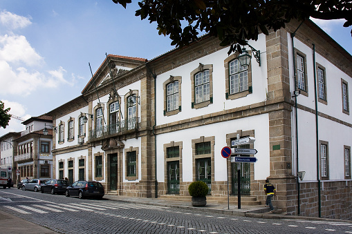 Town hall, camara municipal in Penafiel, Porto district, Portugal.