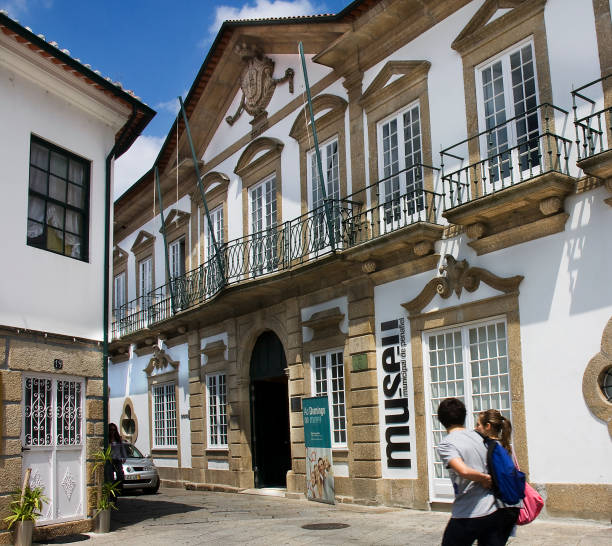 Municipal museum, exterior building, Penafiel, Portugal. stock photo