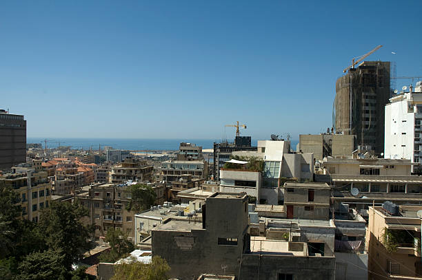 View over Beirut General view in Beirut, Lebanon. alintal stock pictures, royalty-free photos & images