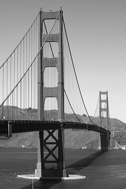 istock The Golden Gate in Black and White 144964683