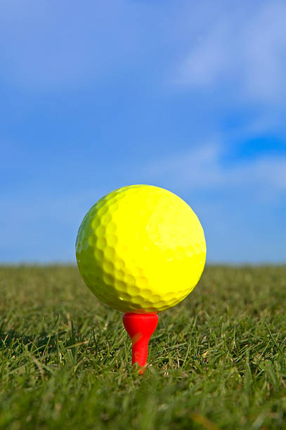 golf ball stock photo