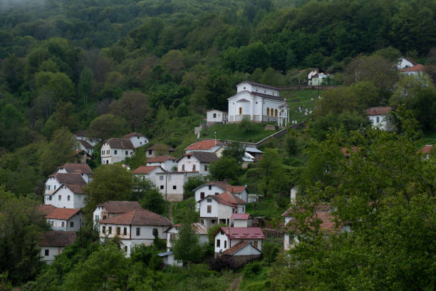 istock Village Papradiste, Macedonia 1449657833