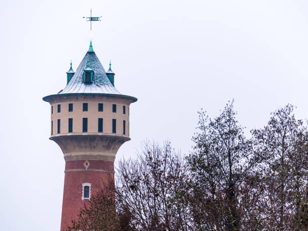 The water tower in SAtra an suburb to Stockholm (Sweden).