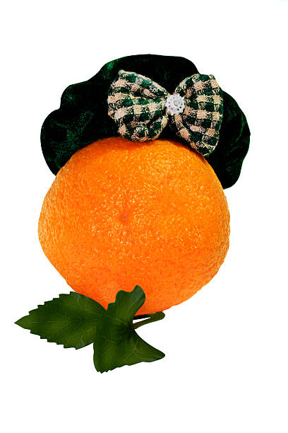 istock orange in feminine hat 144966271