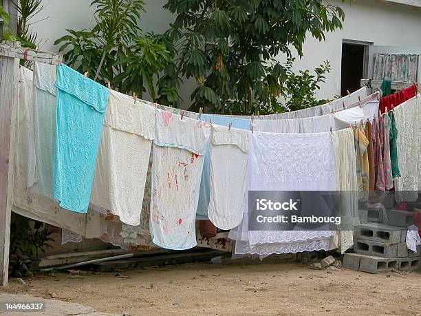 Loot Line Stock Photo - Download Image Now - Blue, Clean, Clothesline