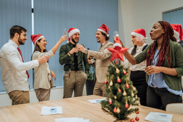 istock New year party in the office 1449667024