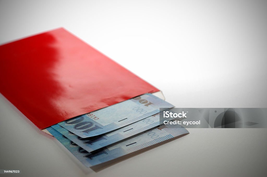 Red Packet One Chinese Red Packet Chinese Culture Stock Photo