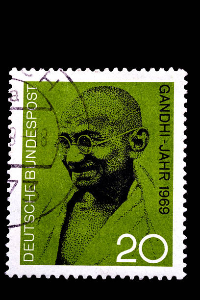istock stamp with mahatma gandhi 144967594