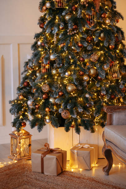 istock Gifts under the Christmas tree. 1449677152