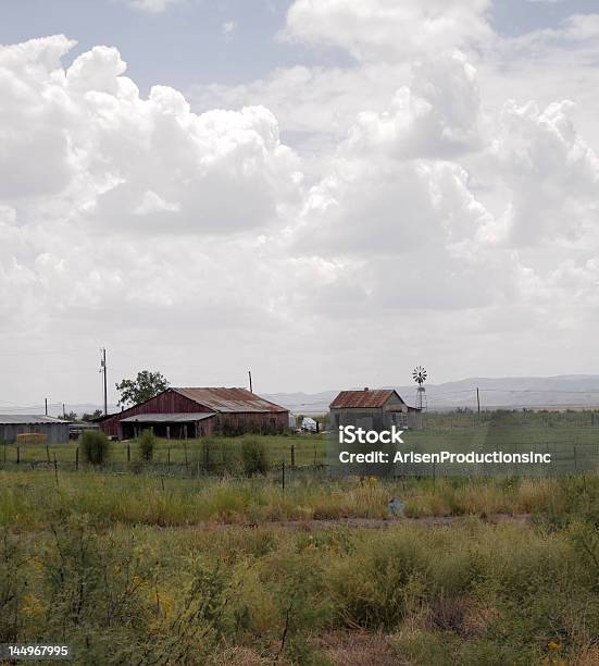 Texas Farm Scene Stock Photo - Download Image Now - Agriculture, Barn, Farm