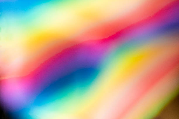 Rainbow colors stock photo