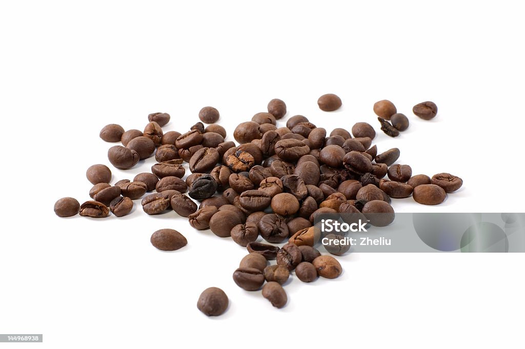 Kaffeebohnen-Nahaufnahme - Lizenzfrei Braun Stock-Foto