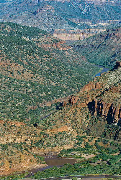 Salt River Canyon stock photo