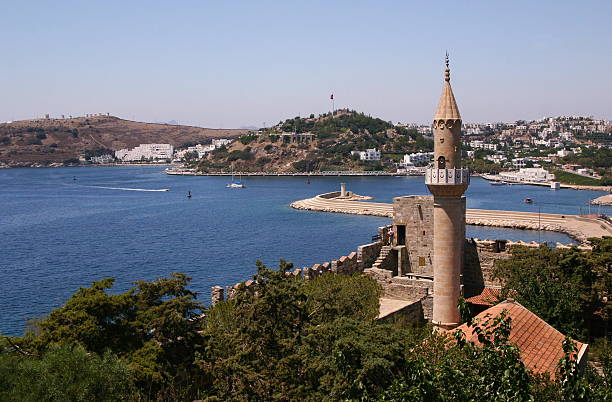 View from the Bodrum Castle stock photo