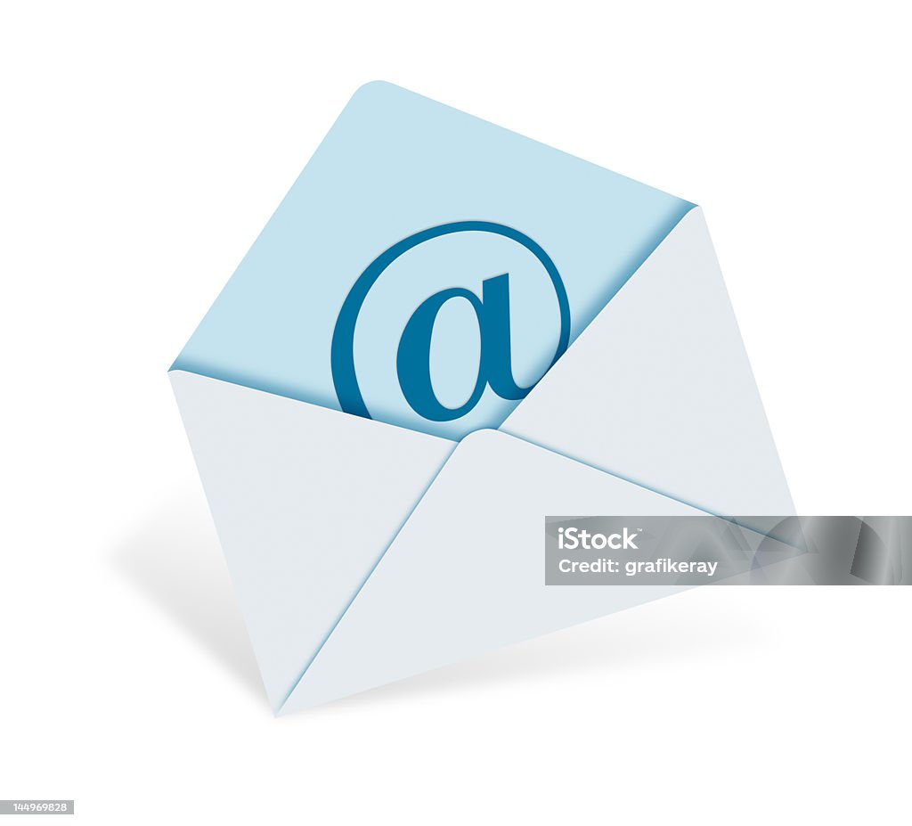E-mail conceito - Foto de stock de Clip Art royalty-free