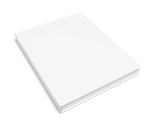 leere buchvorlage auf weißem hintergrund - hardcover book fotos stock-fotos und bilder