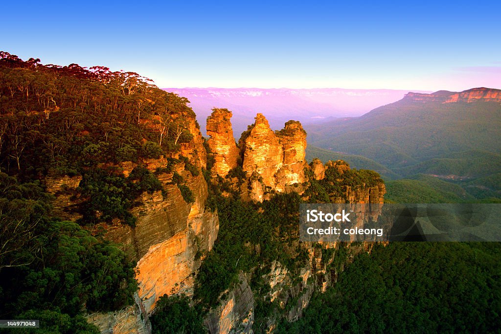 Blue Mountain, NSW, Australia The Blue Mountains National Park is a national park in New South Wales, Australia Three Sisters Oregon Stock Photo
