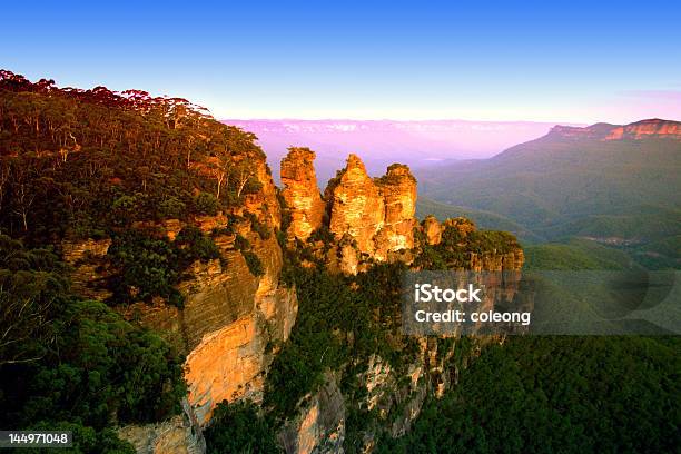 Blue Mountain Nsw Australia Stock Photo - Download Image Now - Three Sisters Oregon, Three Sisters Rock Formation Australia, Blue Mountains - Australia