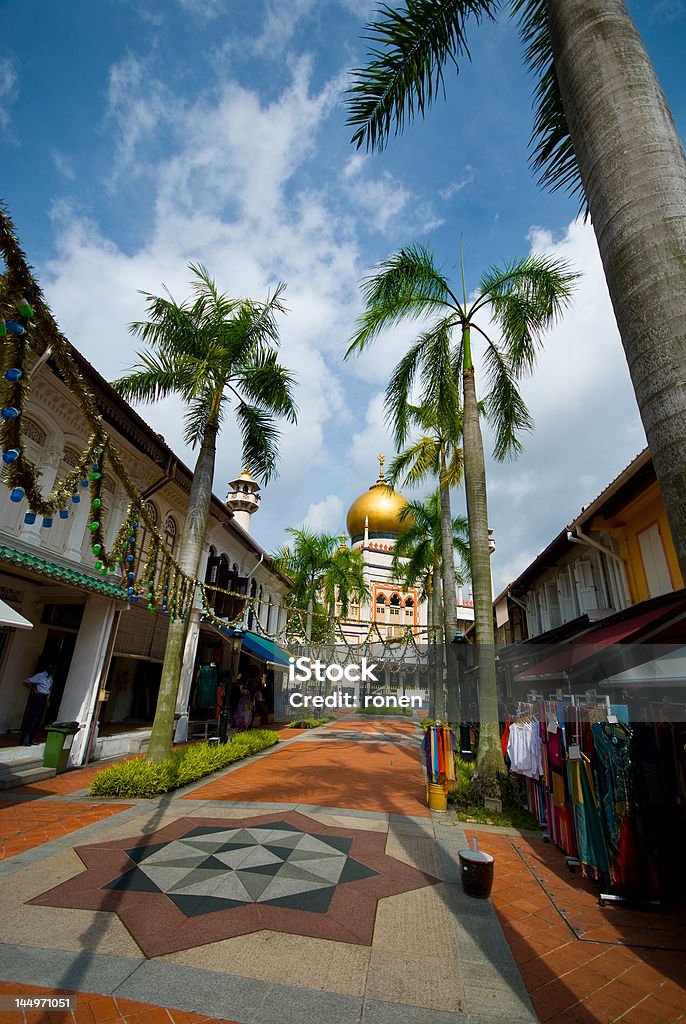 Arab street in Singapore Arab street bazar in Singapore Arab Street Quarter Stock Photo