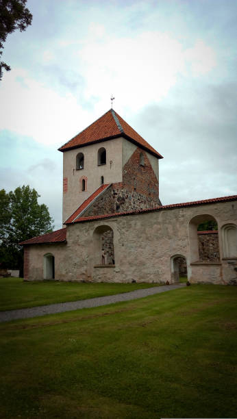 istock Low angle view of old ruin against sky 1449731347