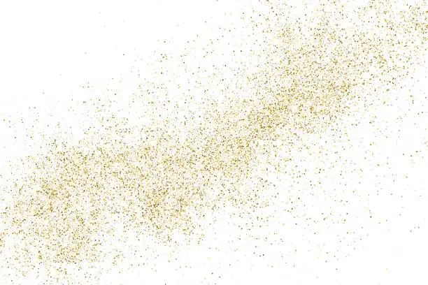 Vector illustration of Gold Glitter Texture.