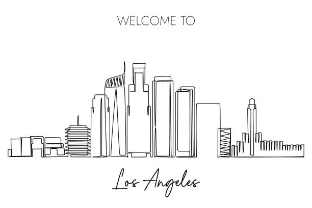 Vector illustration of Los Angeles
