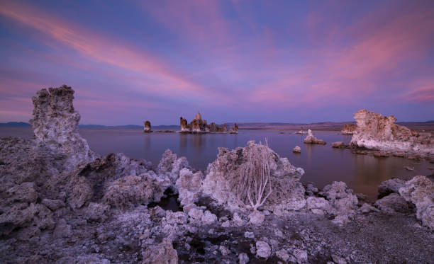 Mono Lake Sunset stock photo