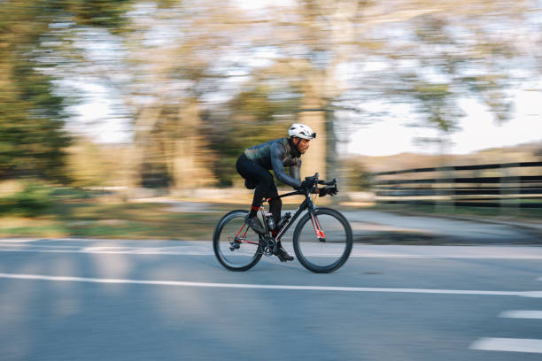 istock riding fast through Prospect Park, Brooklyn, NYC 1449750402