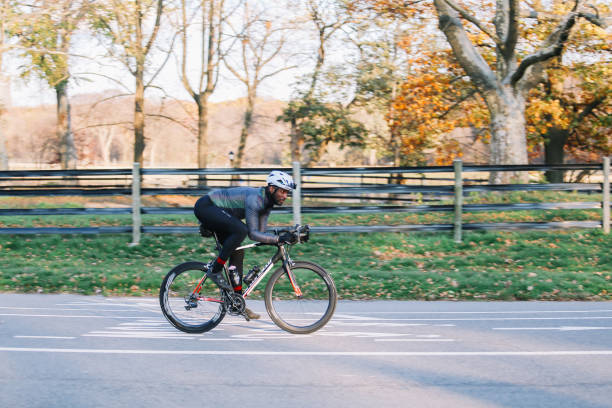 istock riding fast through Prospect Park, Brooklyn, NYC 1449750661