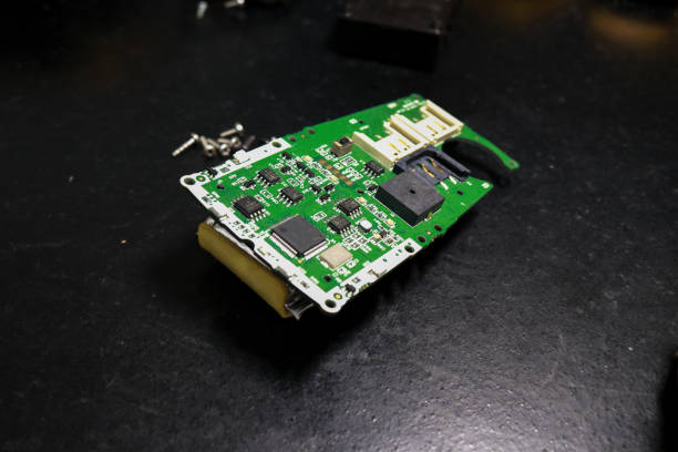 istock Electronic circuit board from a cell phone 1449751439
