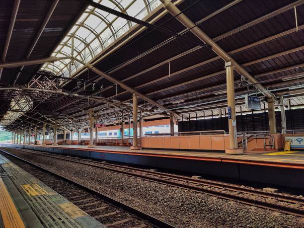 istock Train station (Cikini) in Jakarta, Indonesia 1449760412
