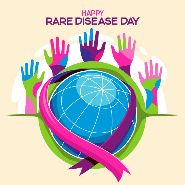 Rare Disease Day Illustration Poster or Banner Background Rare Disease Day Illustration Poster or Banner Background rare stock illustrations