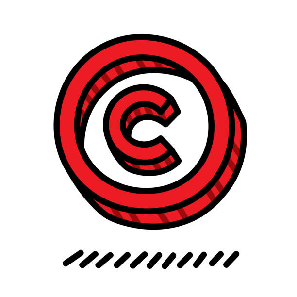 Copy Right Drawing 290+ Intellectual Property Sketch Doodle Drawing Stock Illustrations ...