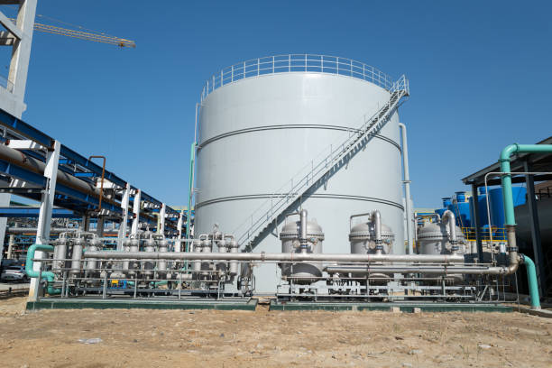 istock Boiler steam pipes in power plant 1449783743