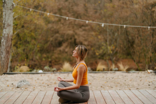istock Starting my day with mindfulness and meditation 1449800788