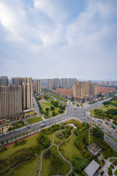 istock Chengdu Financial City on a sunny day 1449808967
