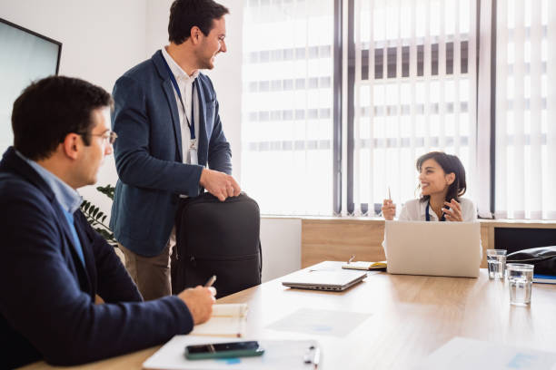 istock Business people working together at the office 1449810910