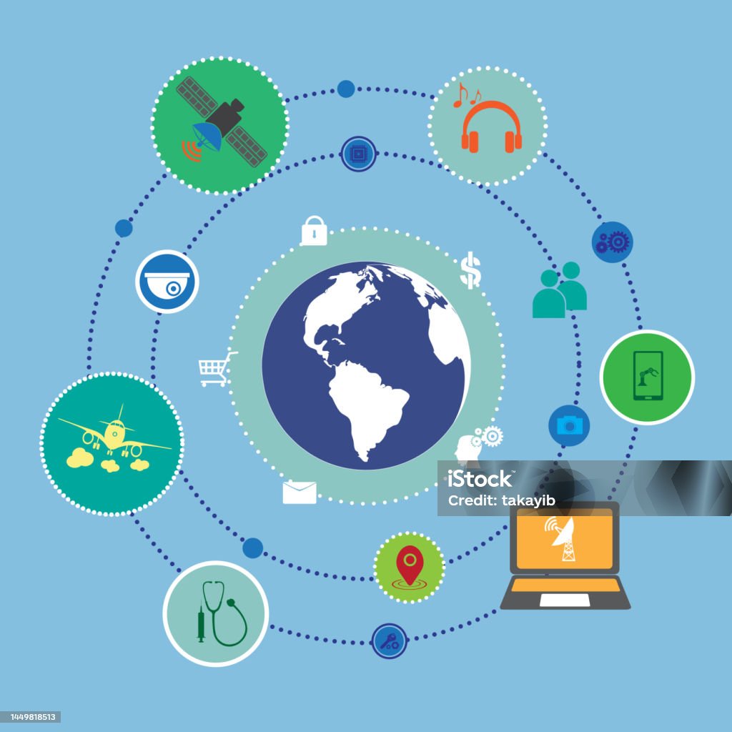 Internet Community Web Community Stock Illustration - Download Image Now - Abstract, Adult ...