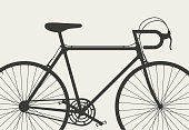 istock vector drawing of a racing bike 1449821929