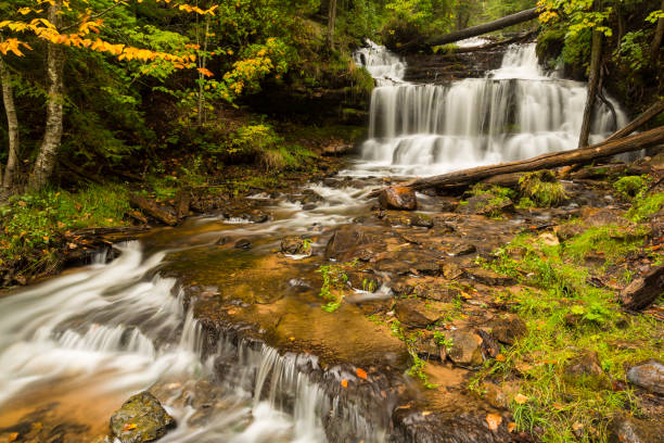 istock Wagner Falls In Autumn 1449825033